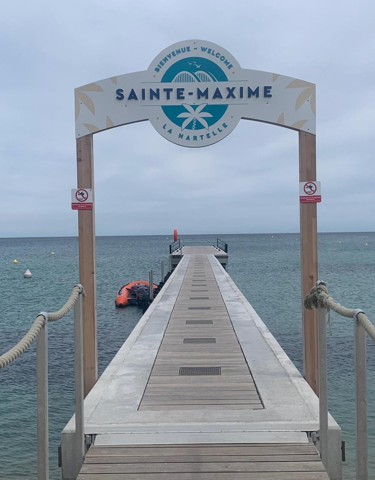 Rêve d'Azur plage à pied Sainte-Maxime Exterior foto