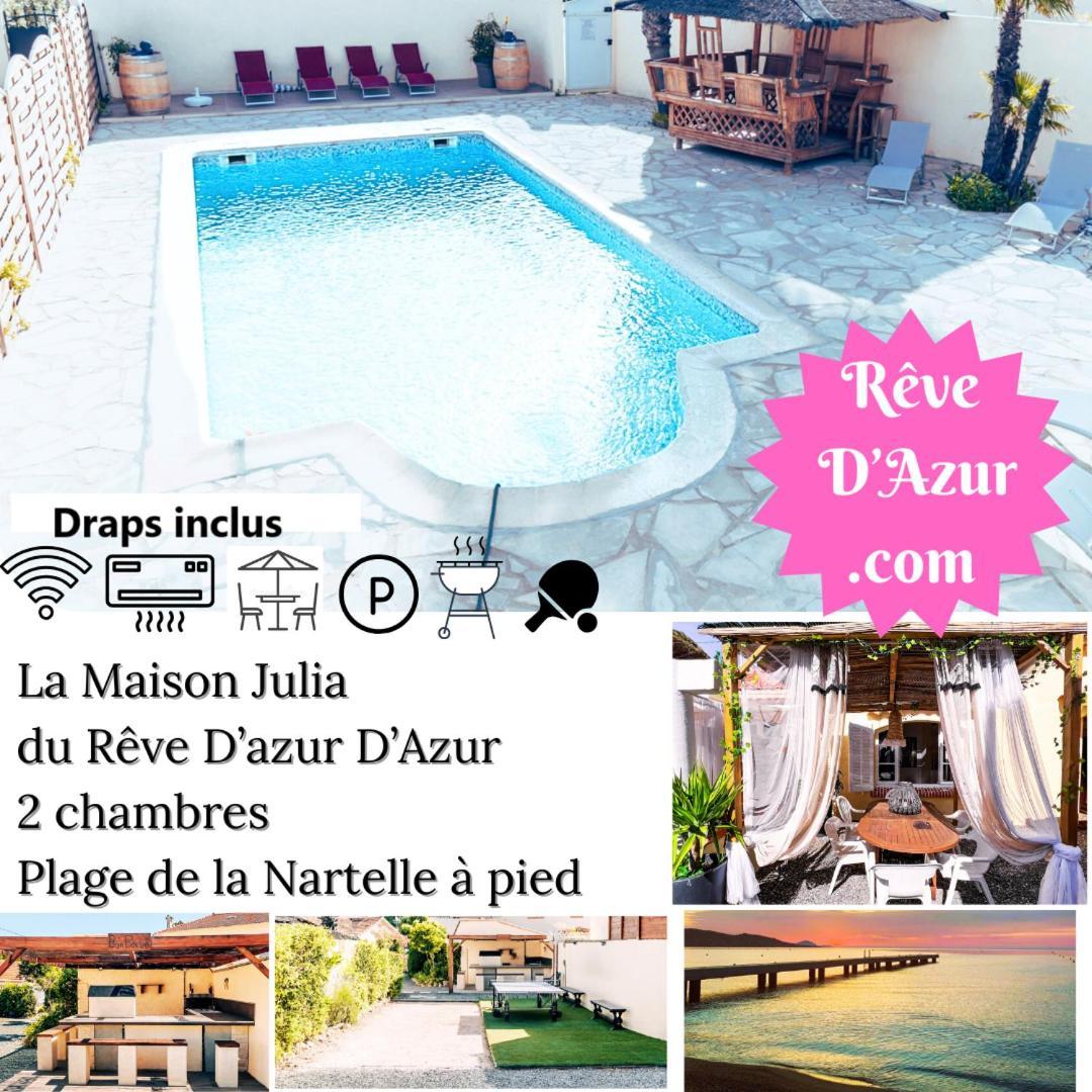 Rêve d'Azur plage à pied Sainte-Maxime Exterior foto